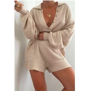 Free People Picnic Sweater Romper - Size XS
